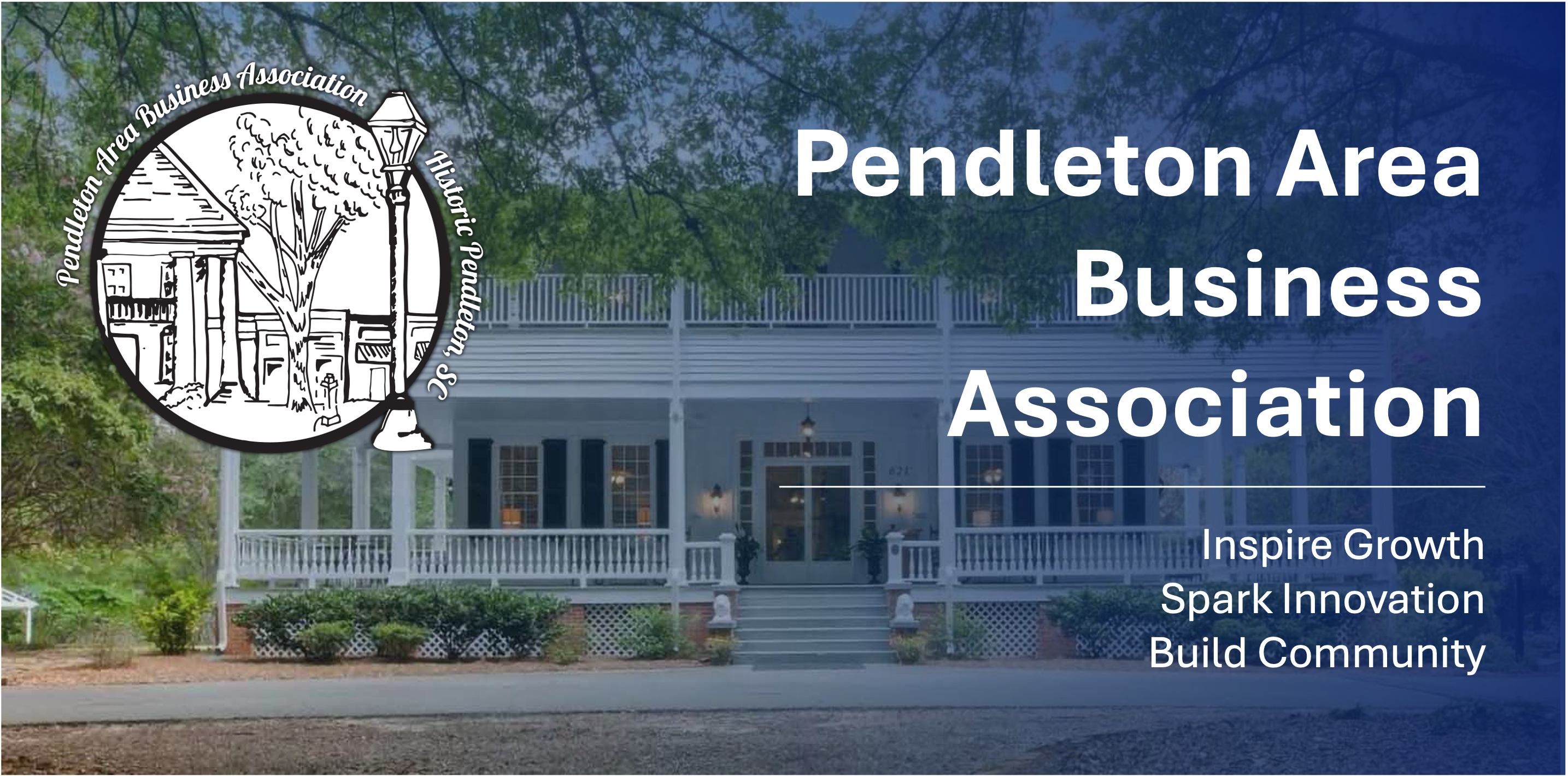 Pendleton Area Business Association logo and a building 