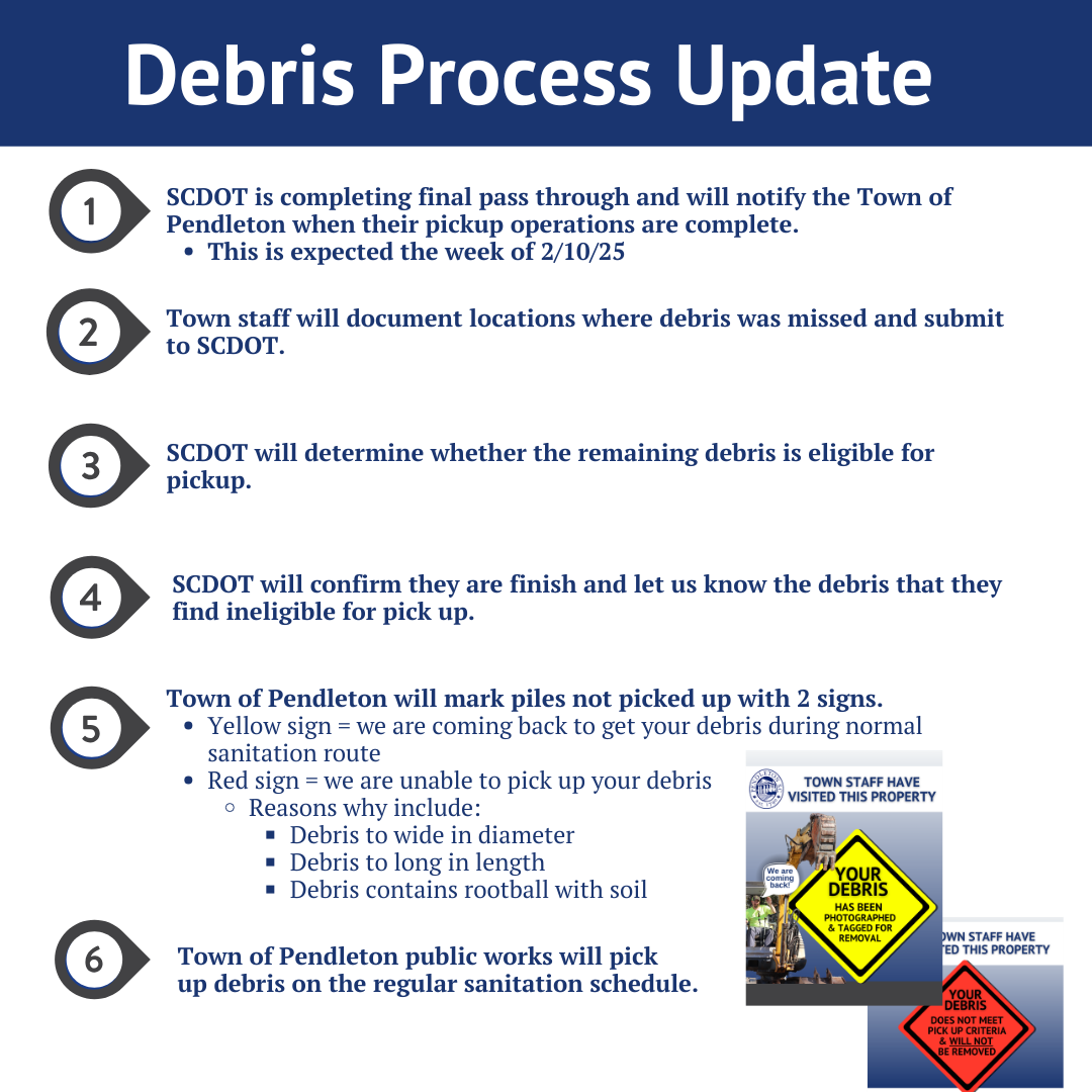 SCDOT will notify the Town of Pendleton when their pickup operations are complete. This is expected the week of 21025.png